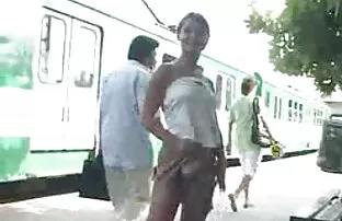 Seksikas avalik beib