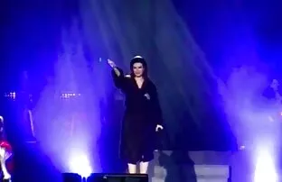 Laura Puccini näitus Pussy Kontsert Feria del Hoger Lima 2014 Hindi seksikas pilt Hindi seksikas